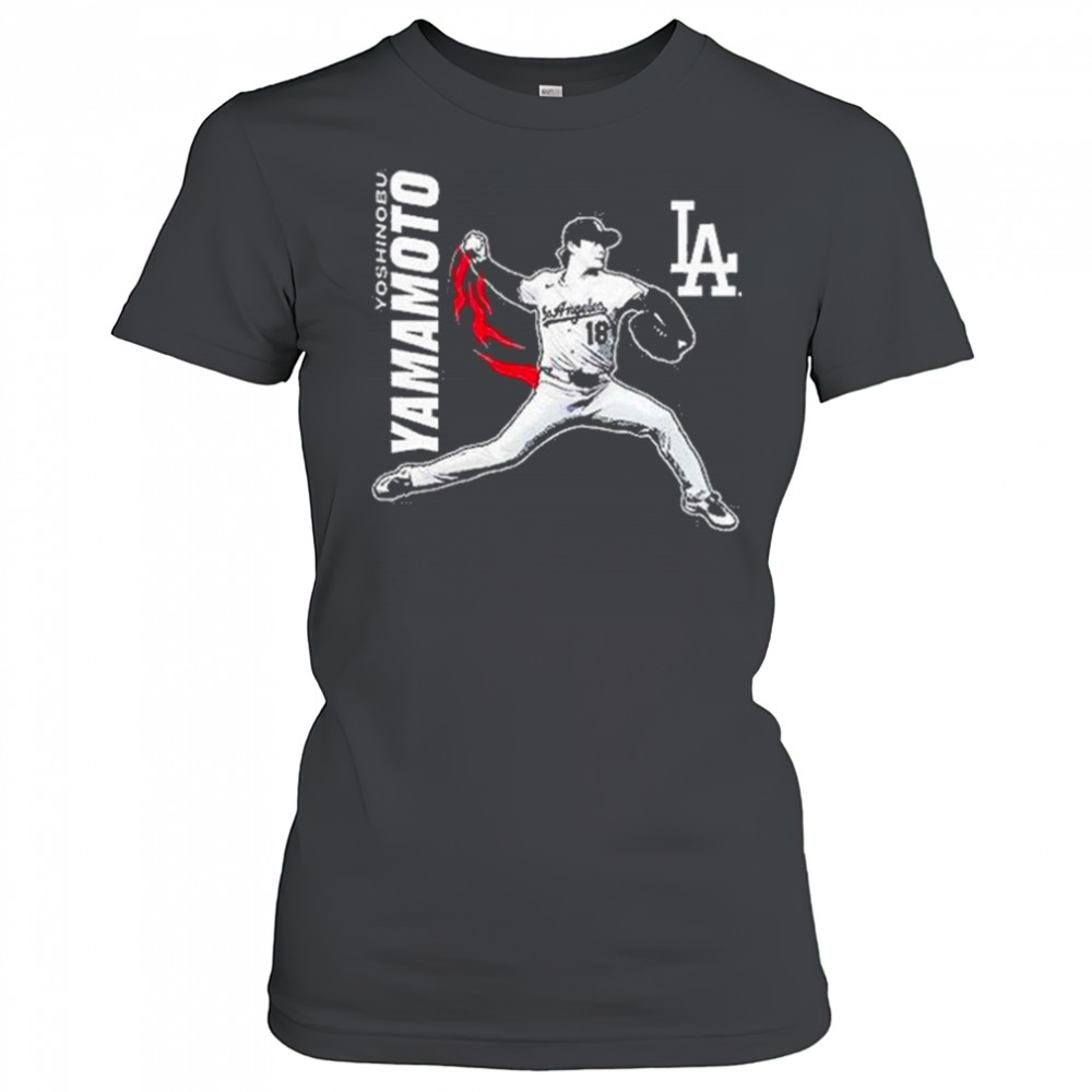 Yoshinobu Yamamoto Los Angeles Dodgers Player Shirt Women's T-shirt
