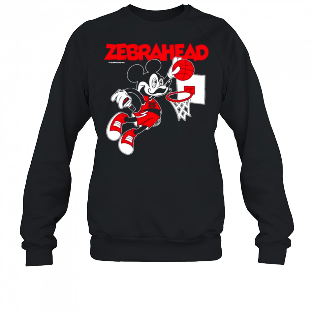 Zebrahead Mickey Mouse Slam Dunk T shirts Sweatshirt