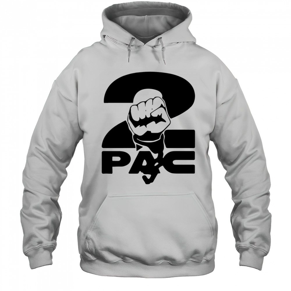 2pac Fist Overlap Old School Black Panther Logo shirt Hoodie