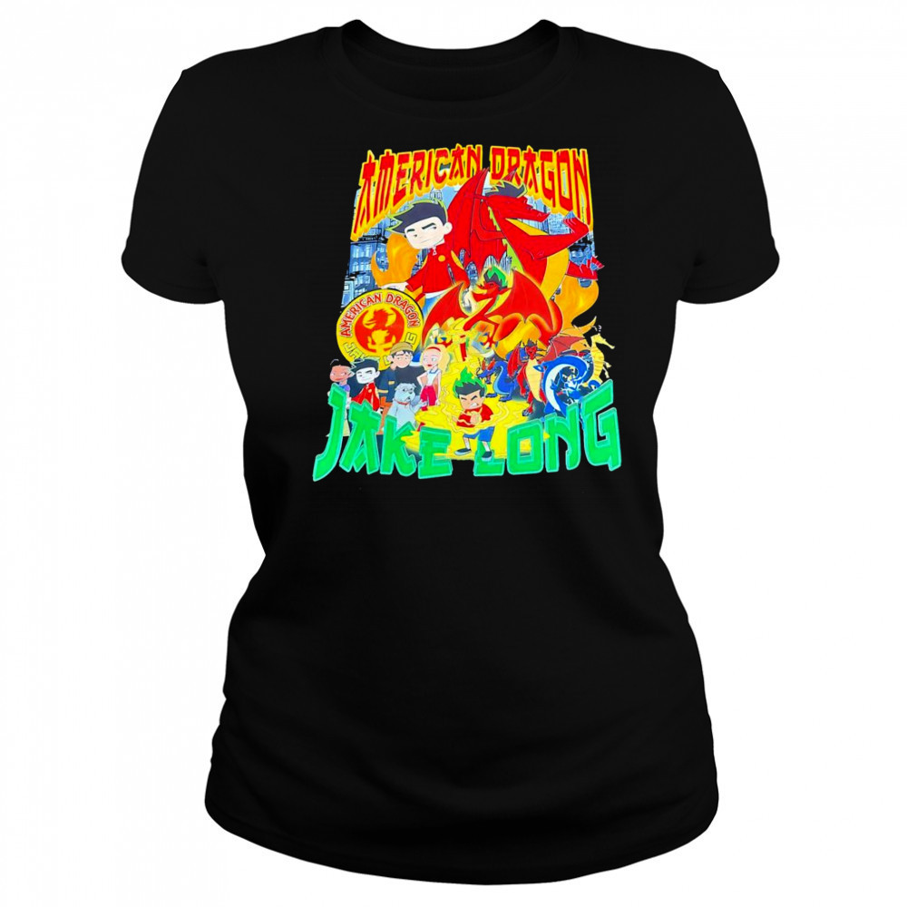 American dragon Jake Long graphic shirt Women's T-shirt