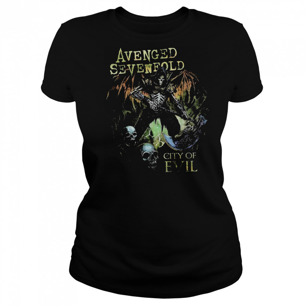 Avenged Sevenfold City Of Evil 20th Anniversary Evil Never Die shirt Women's T-shirt