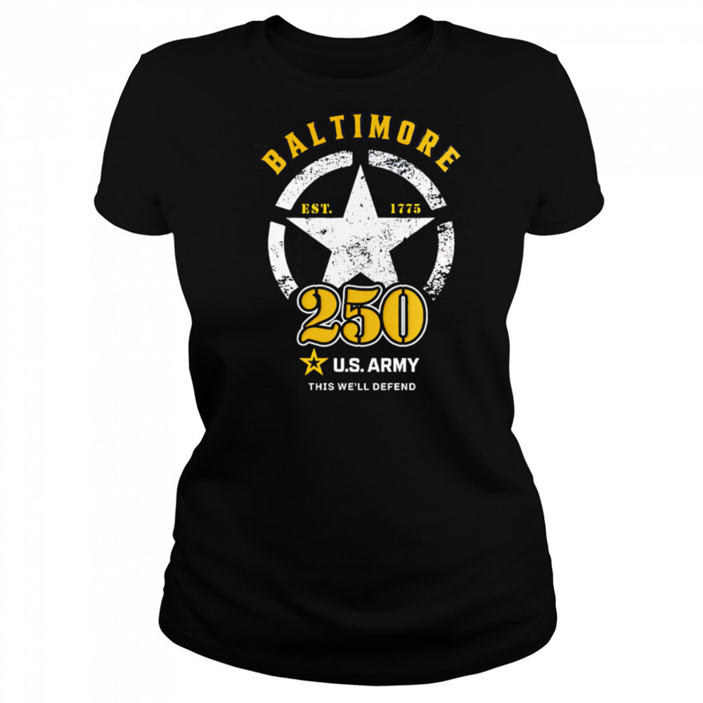Baltimore Orioles MLB 250 U.S. Army shirt Women's T-shirt
