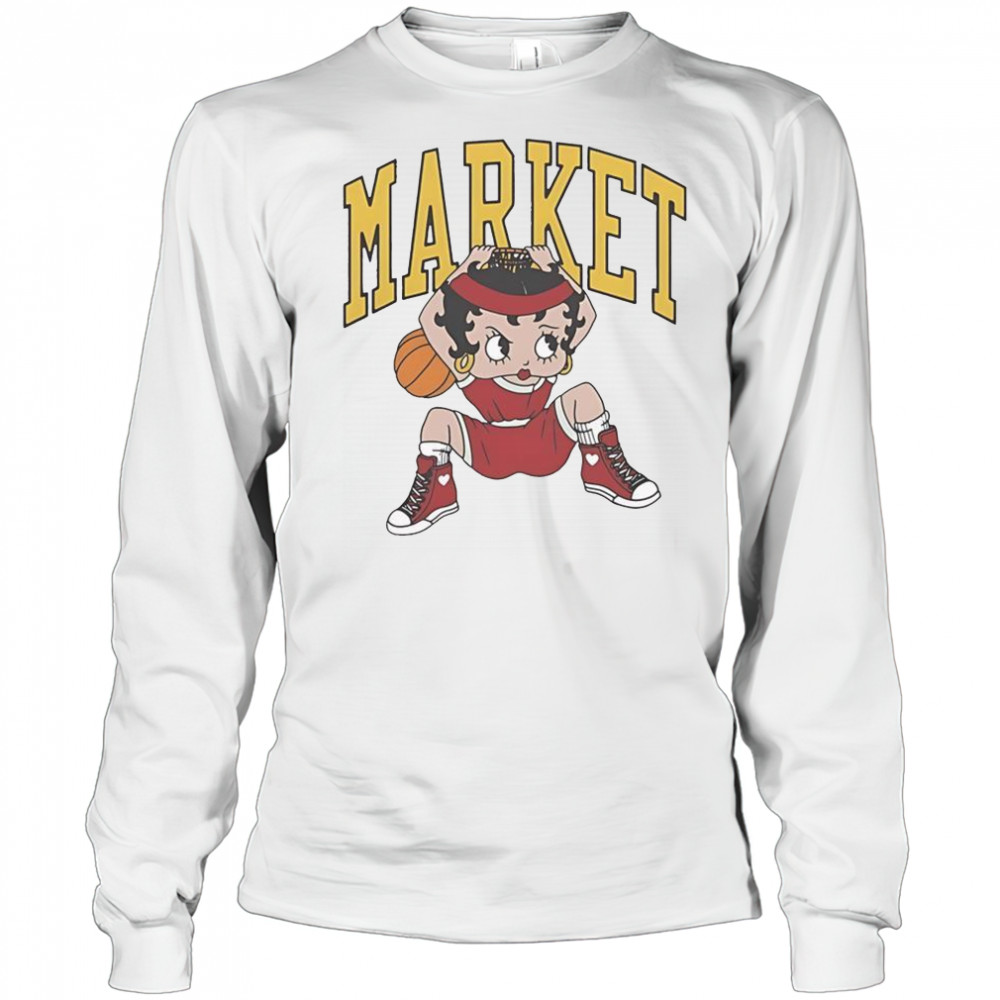 Betty Boop X Market Studios Dunking T-Shirt Long Sleeved
