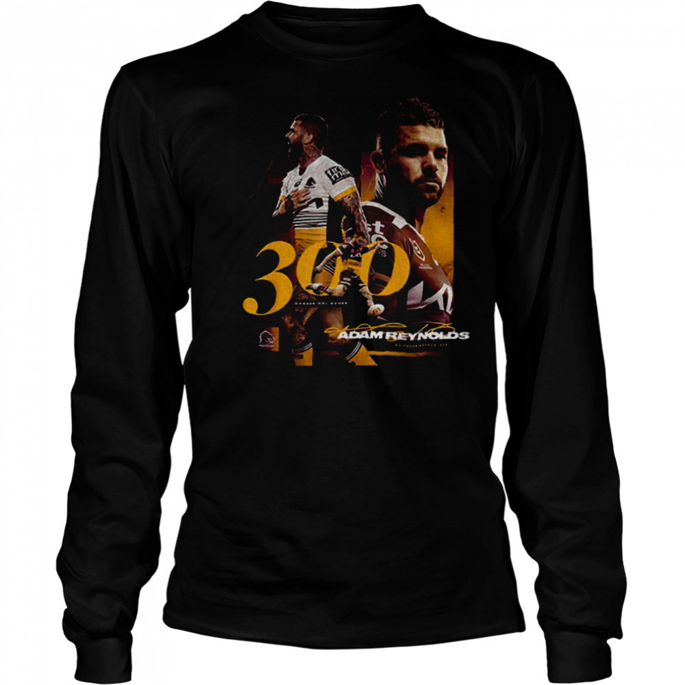 Brisbane Broncos X Adam Reynolds 300 shirt Long Sleeved