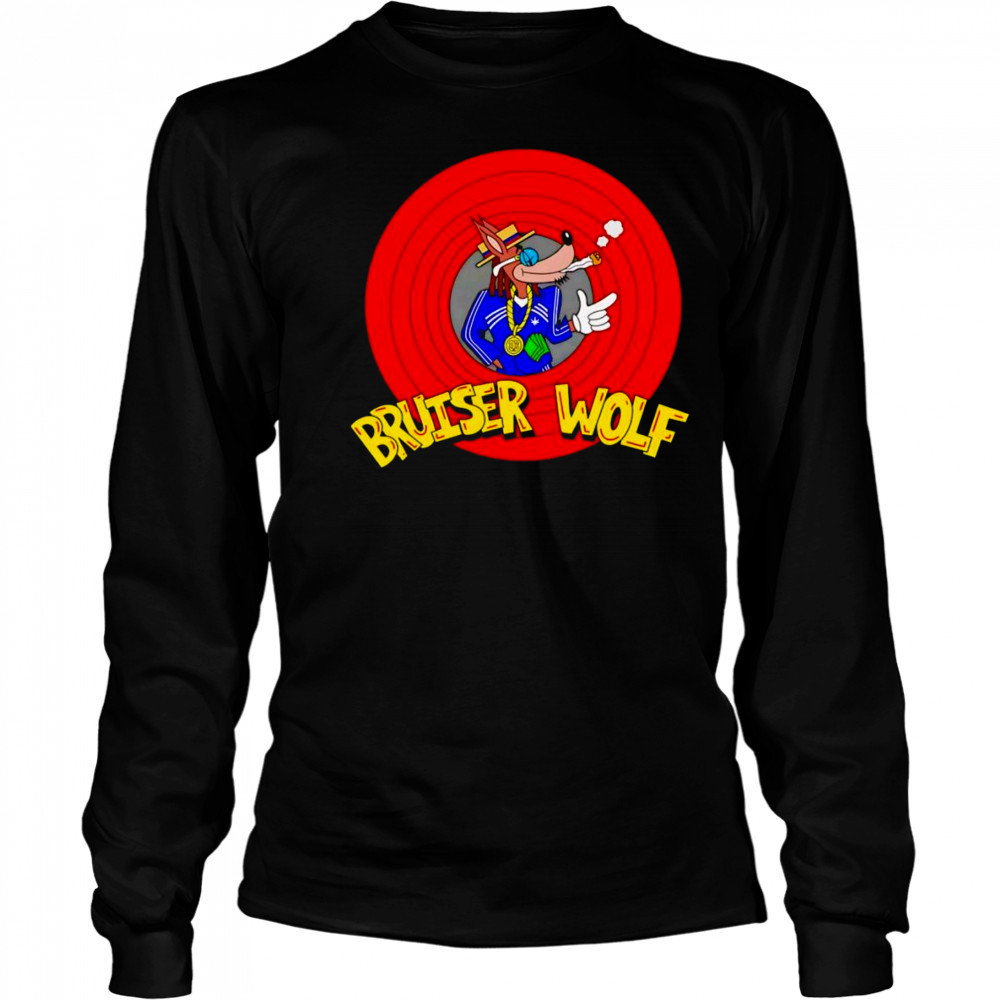 Bruiser Wolf Potluck shirt Long Sleeved