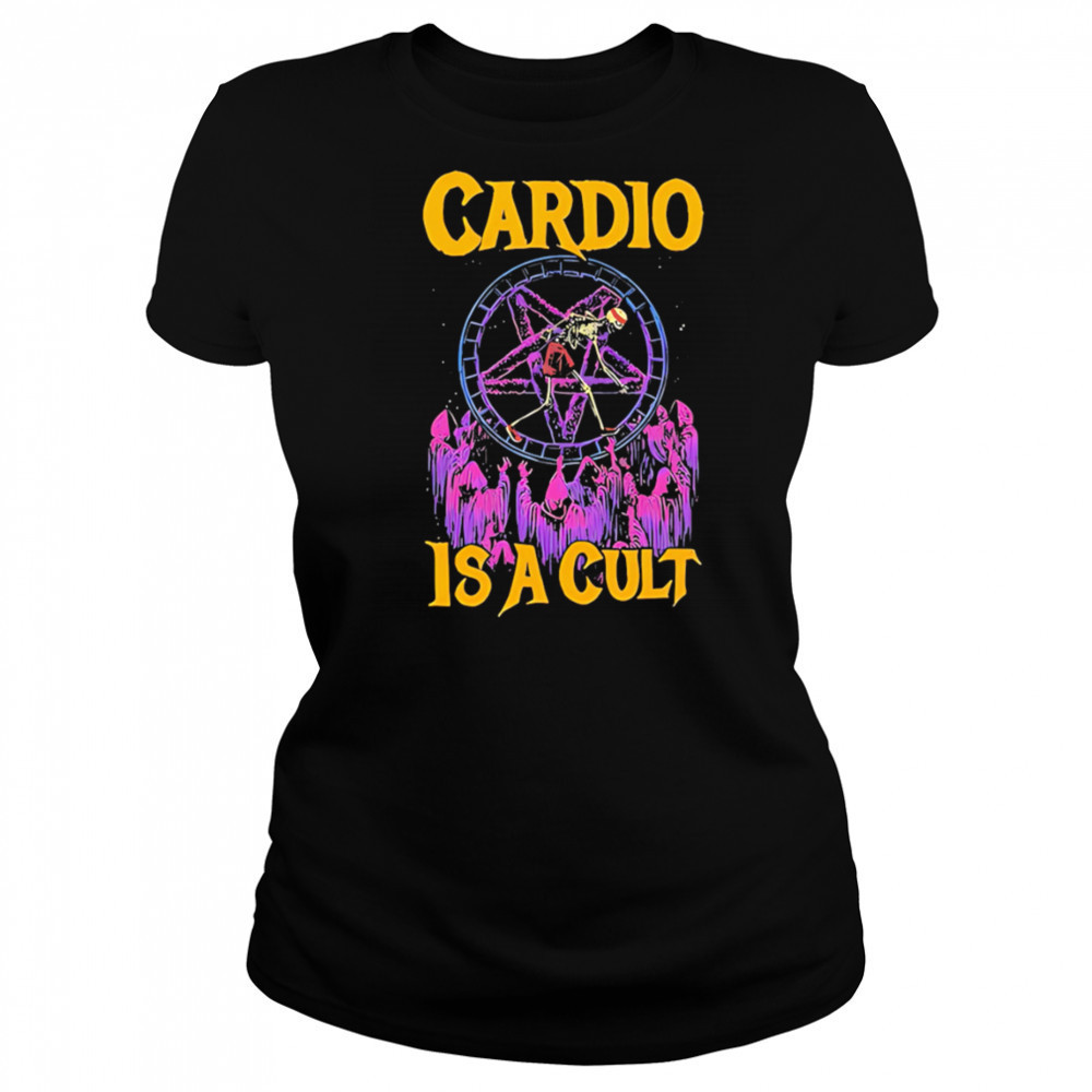 Cardio is a cult yellow shirt Women's T-shirt