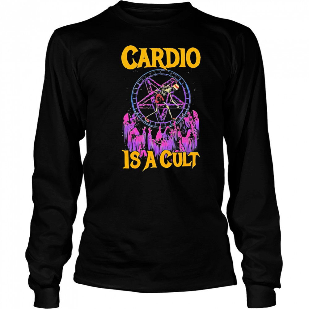 Cardio is a cult yellow shirt Long Sleeved