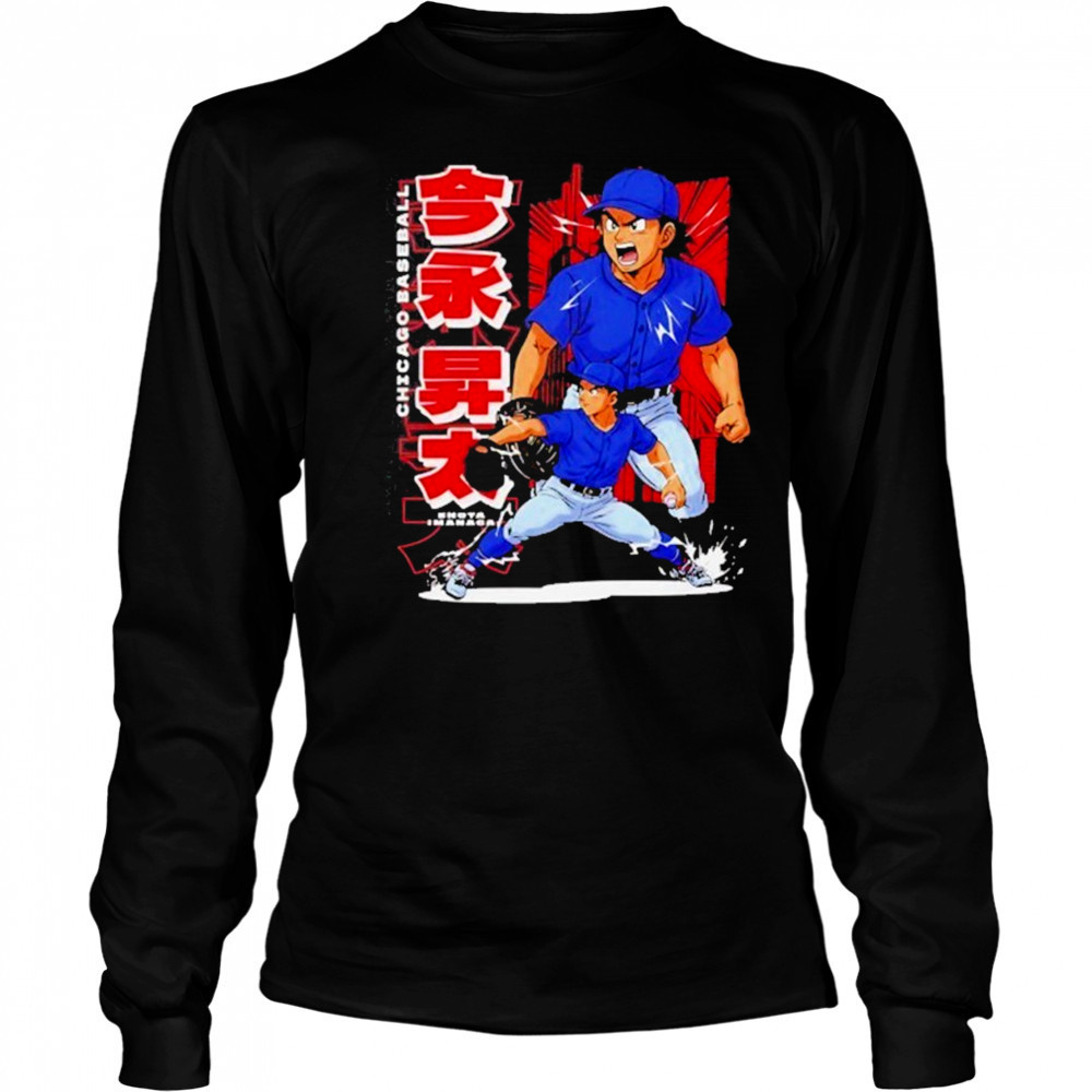 Chicago Cubs Shota Imanaga Japanese anime SHIRT Long Sleeved