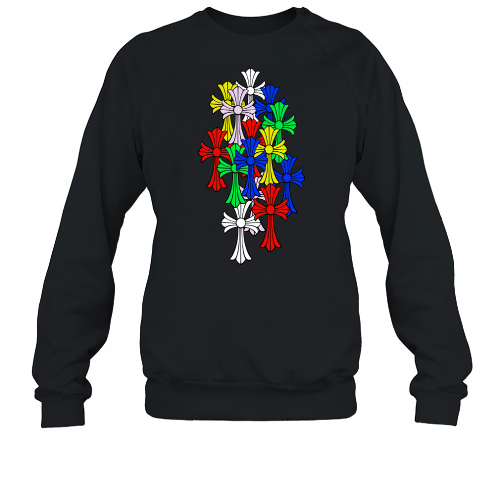 Chrome hearts multI color cross T-shirt Sweatshirt