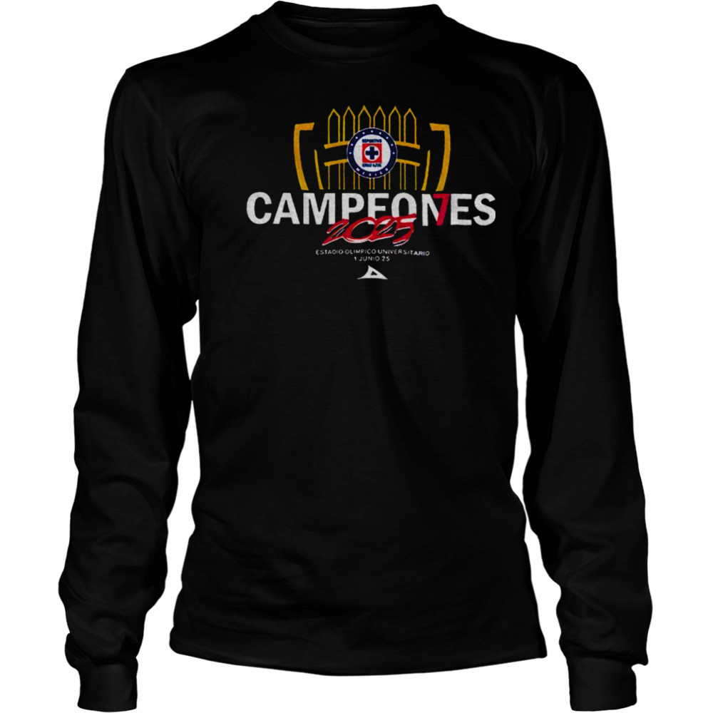 Cruz Azul 2025 Concacaf Champions Cup t shirt Long Sleeved