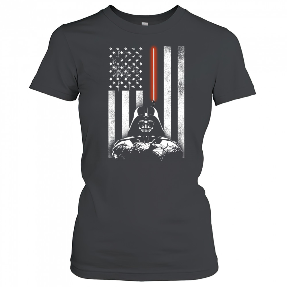 Darth Vader American flag Star Wars shirt Women's T-shirt
