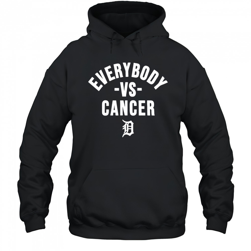 Detroit Tigers Everybody vs cancer Strikeout Cancer Special shirt Hoodie