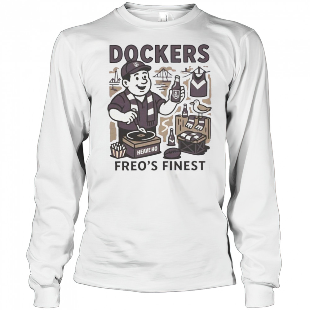 Dockers Freo’s finest cartoon shirt Long Sleeved