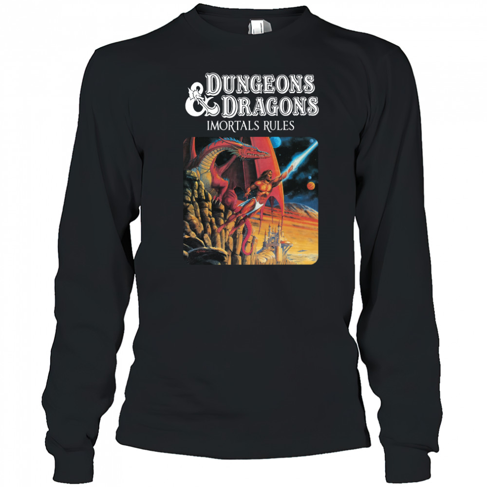 Dungeons and Dragons Immortals Rules shirt Long Sleeved