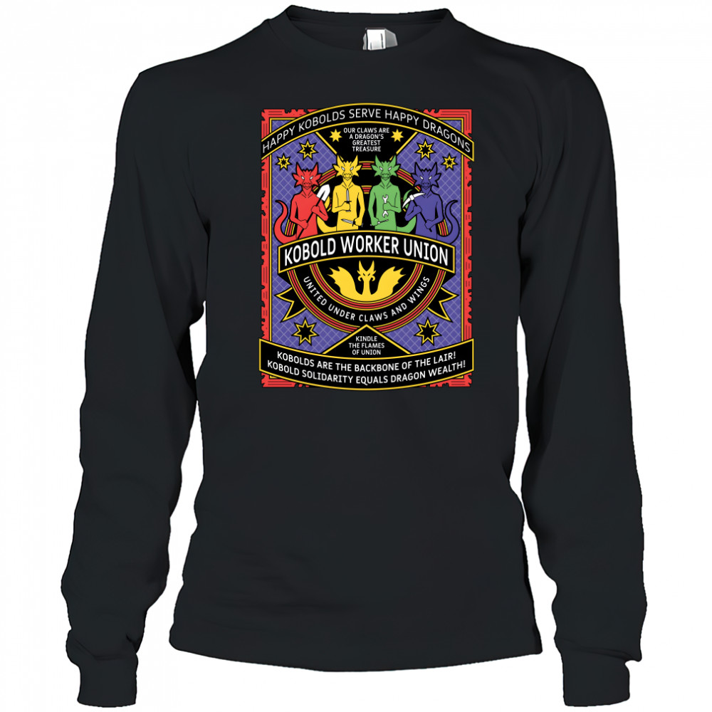 Dungeons and Dragons Kobold Worker Union shirt Long Sleeved