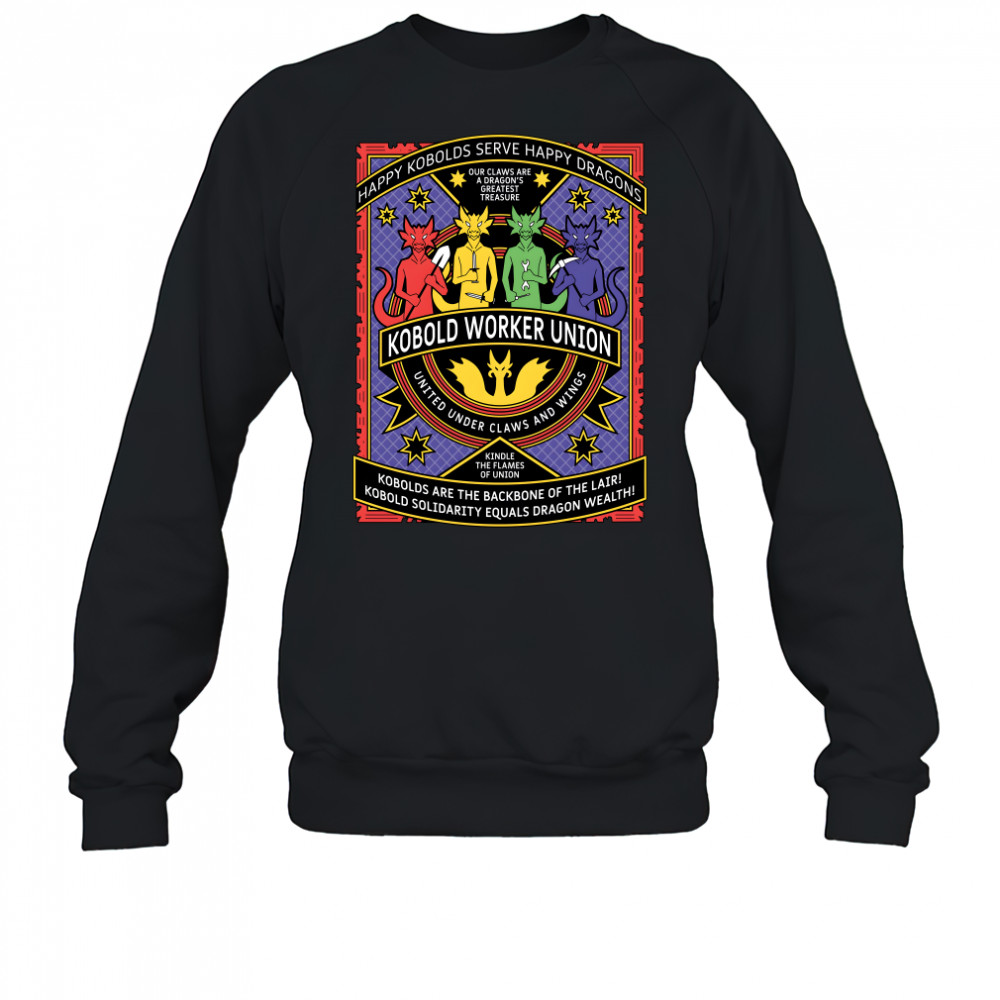 Dungeons and Dragons Kobold Worker Union shirt Sweatshirt
