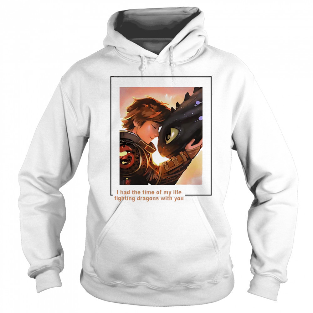 Fighting Dragon With You Toothless shirt Sweatshirt