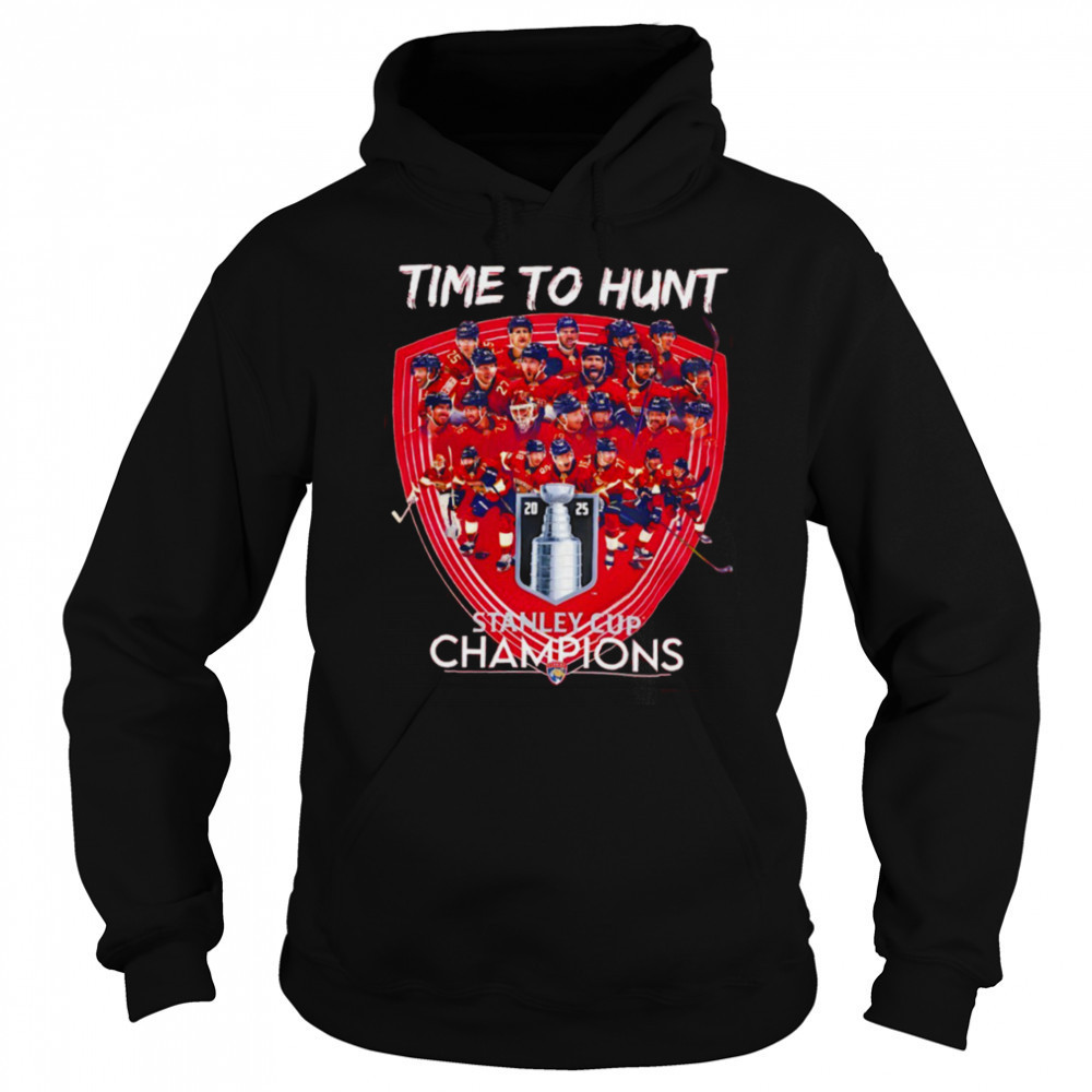 Florida Panthers time to hunt Stanley Cup Playoffs NHL Nike 2025 shirt Sweatshirt