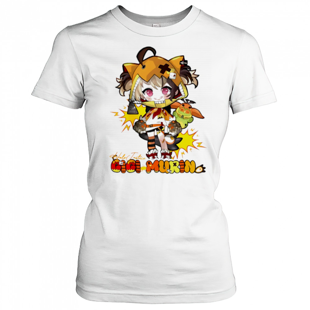 GigI murin holo justice hololive fan name shirt Women's T-shirt