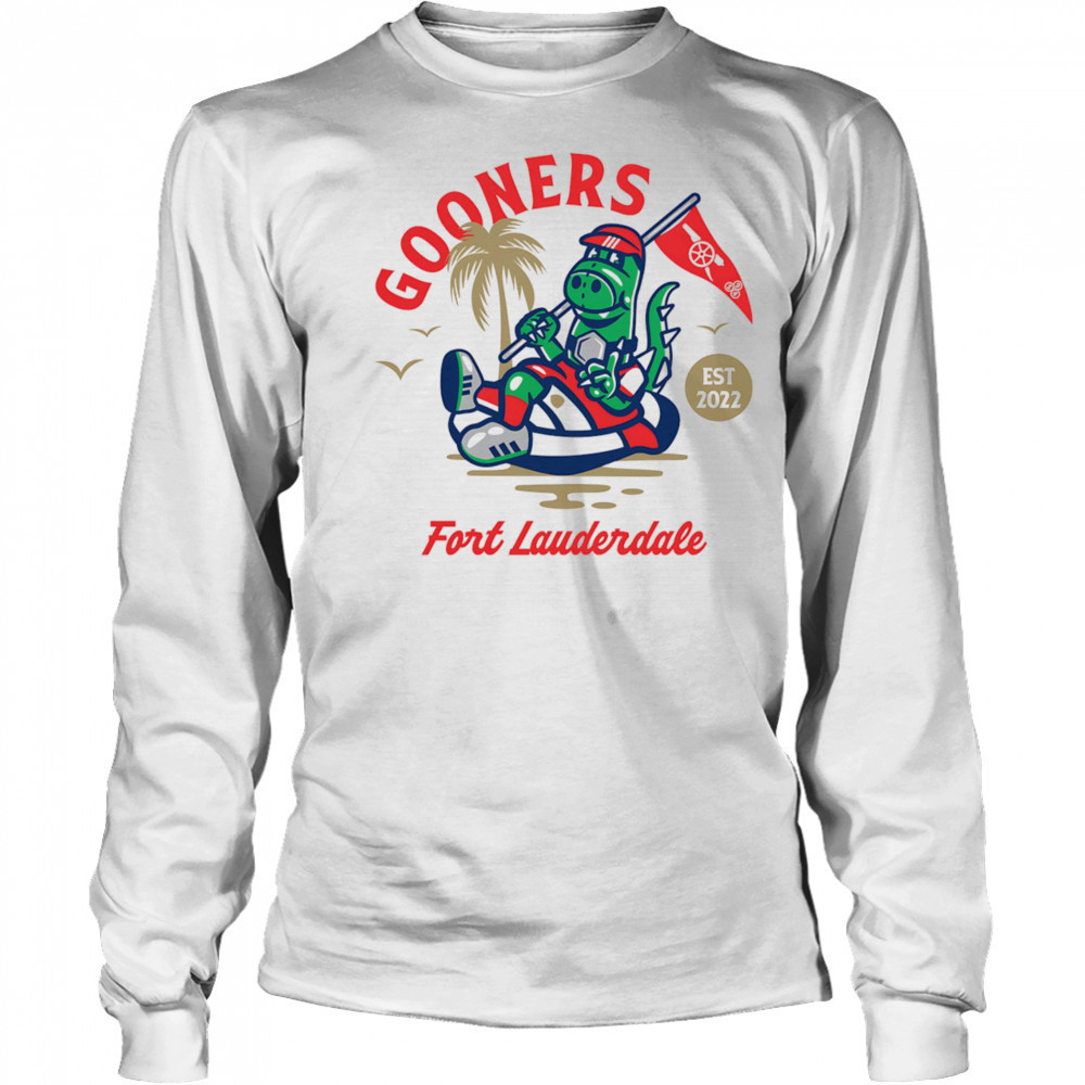 Gooners fort lauderdale mascot shirt Long Sleeved