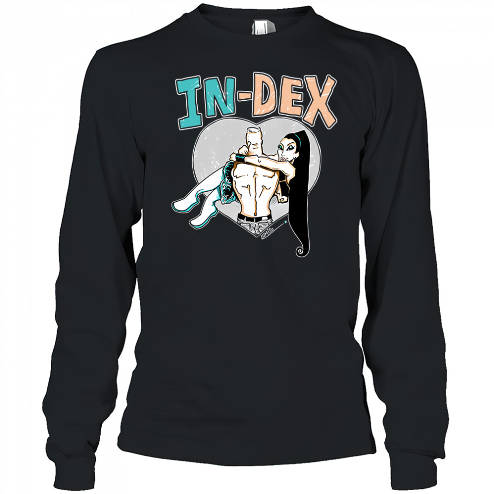 Indi Hartwell and Dexter Lumis In Dex T-shirt Long Sleeved