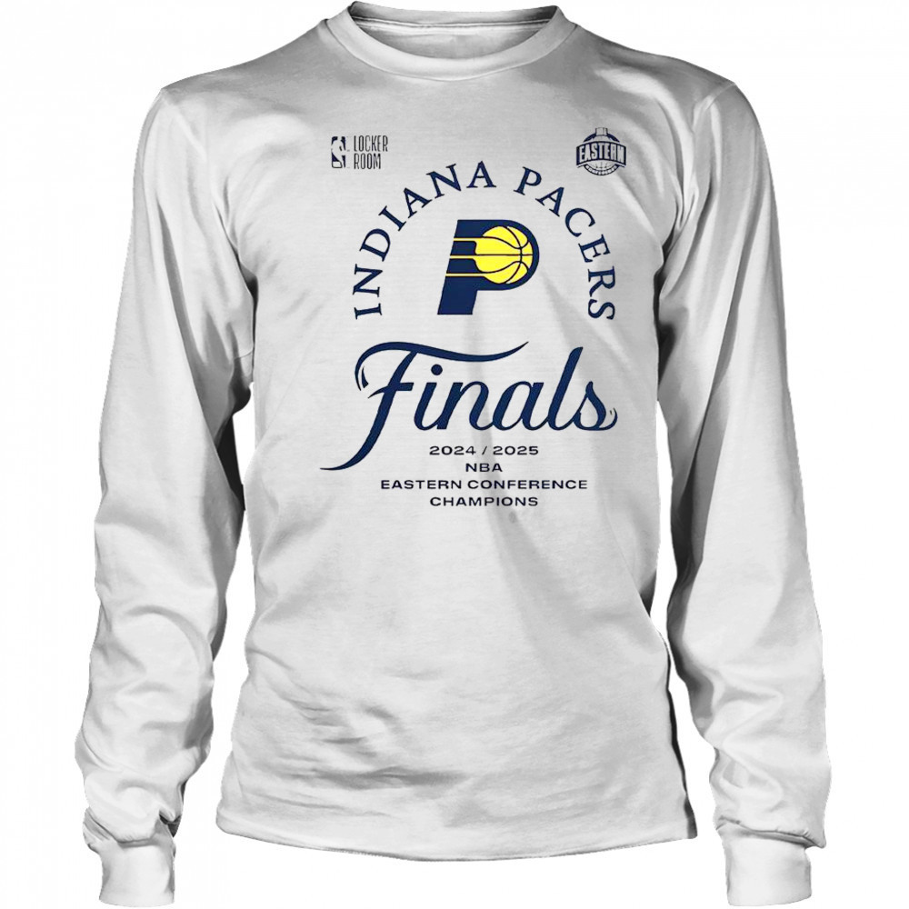 Indiana Pacers Named To 2025 Eastern Conference Champions NBA Playoffs T-Shirt Long Sleeved
