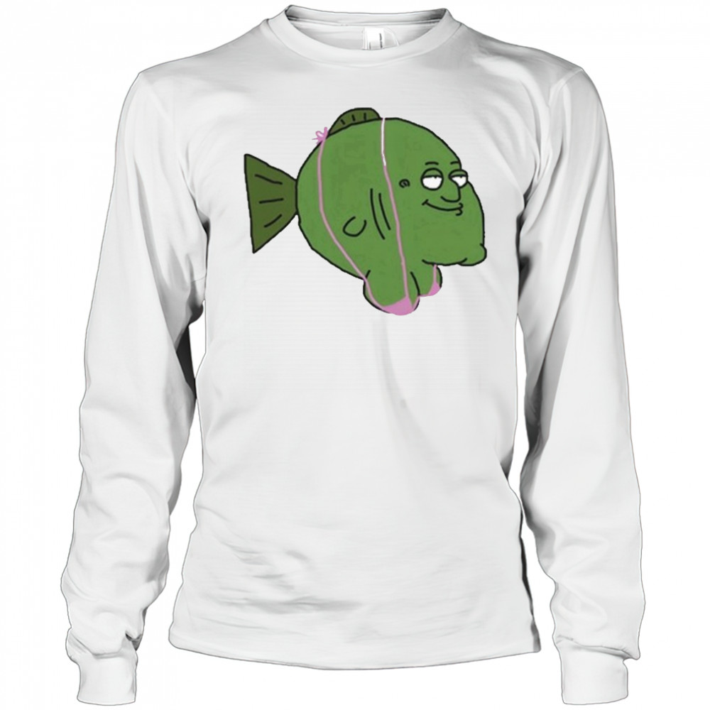 Interesting Fish T-shirt Long Sleeved
