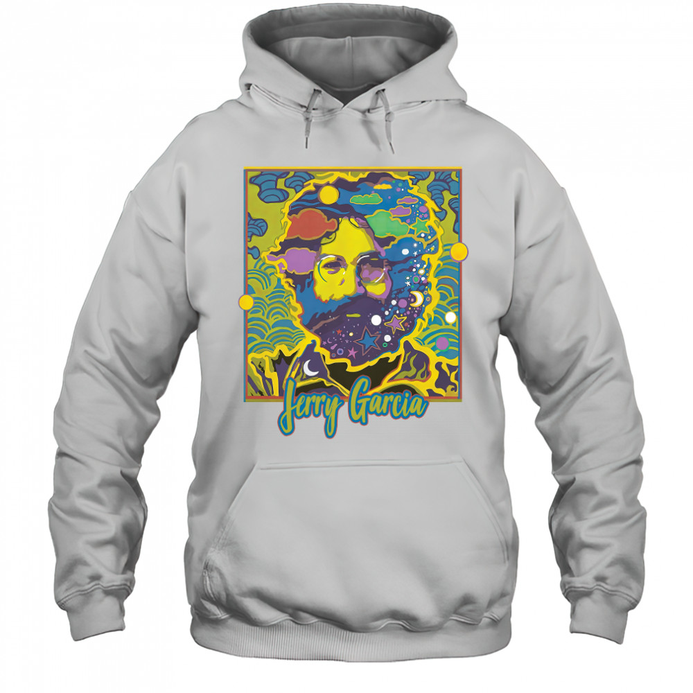 Jerry Garcia Painted shirt Hoodie
