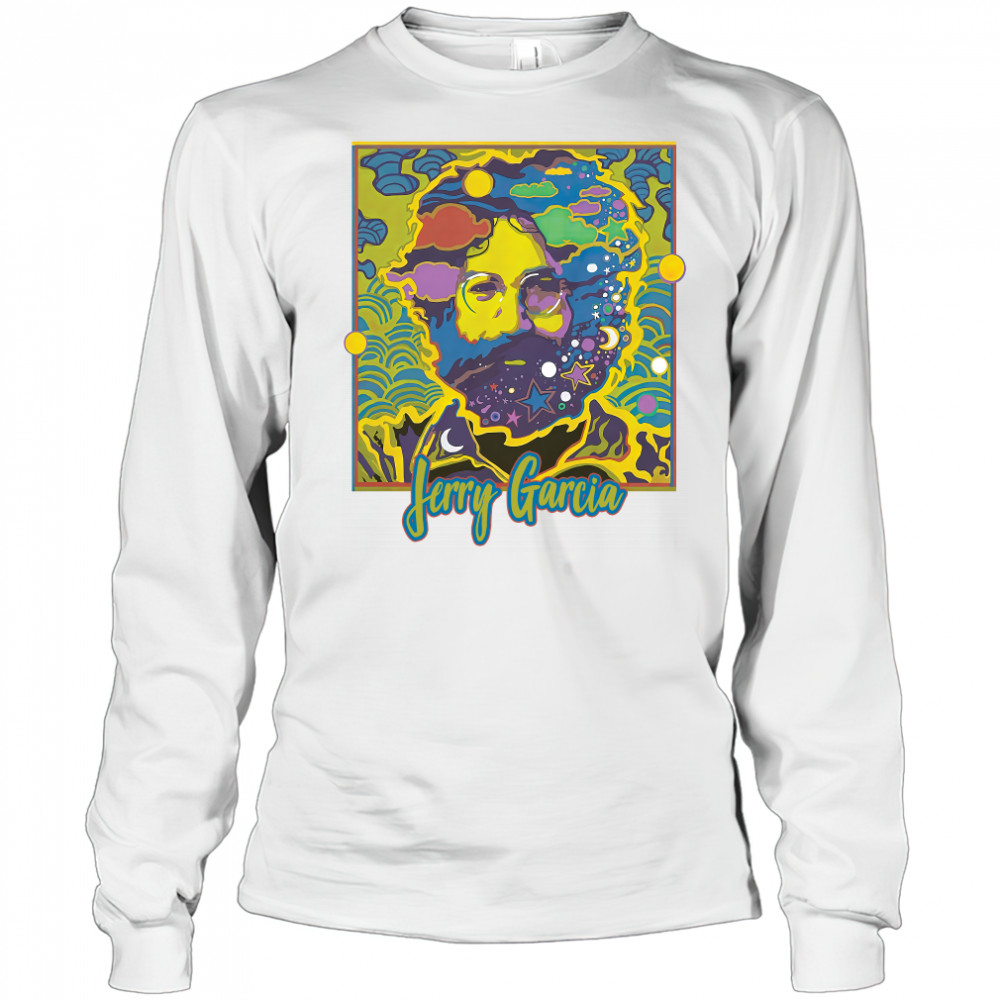 Jerry Garcia Painted shirt Long Sleeved