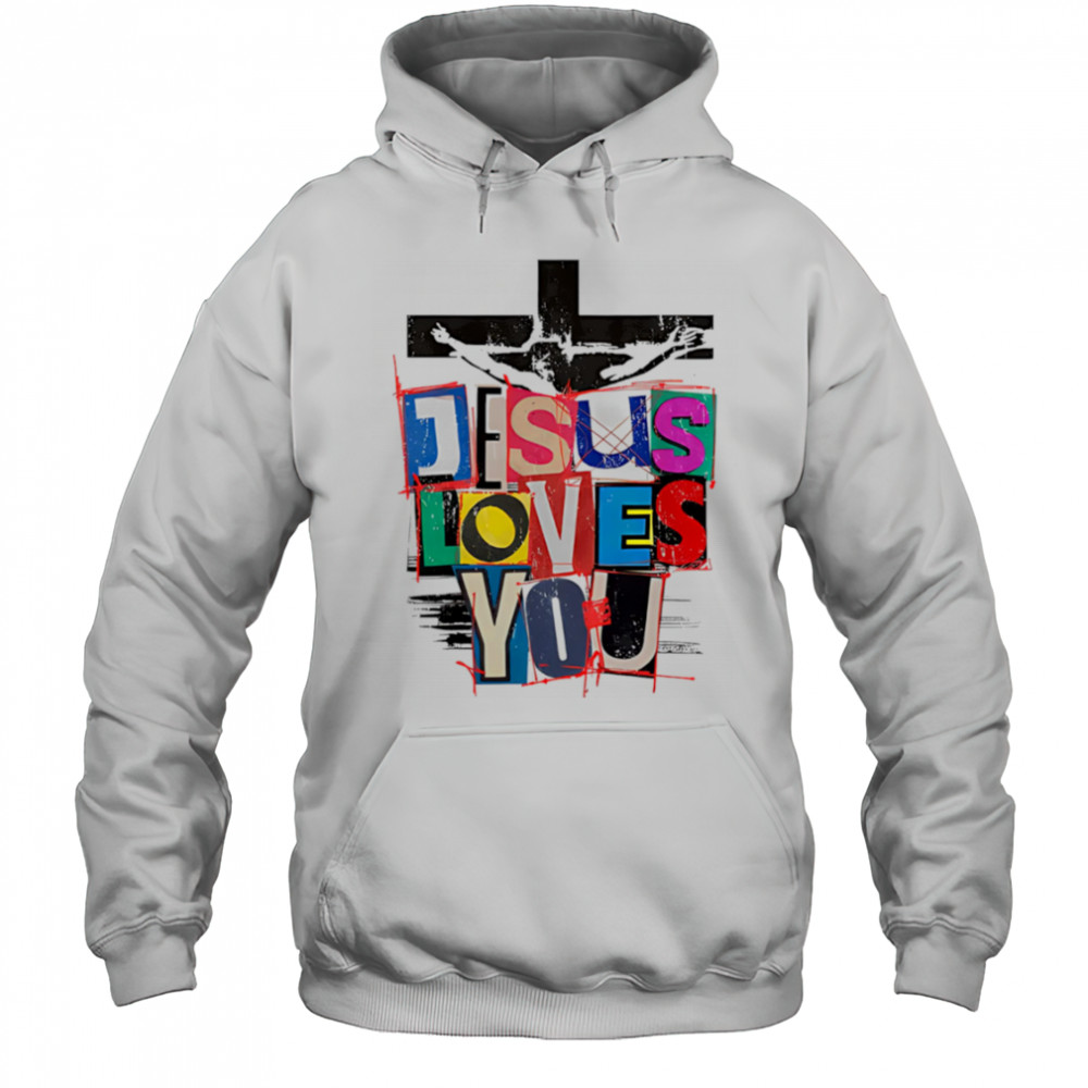 Jesus loves you pride vintage shirt Hoodie