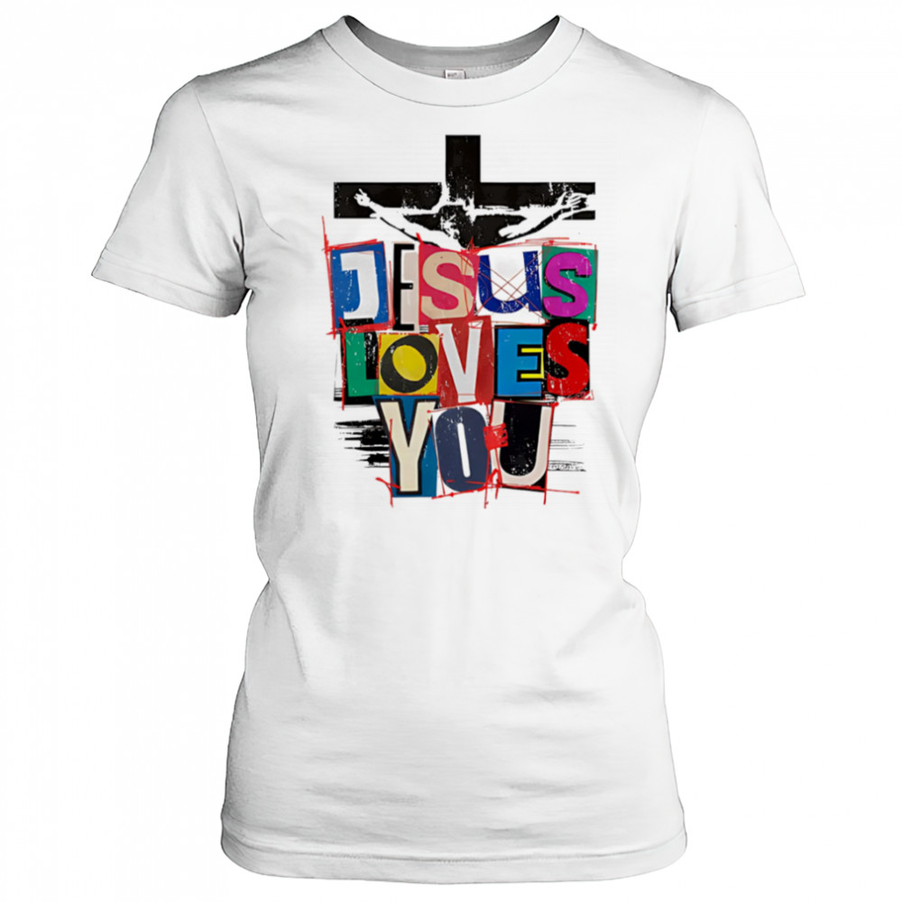 Jesus loves you pride vintage shirt Women's T-shirt