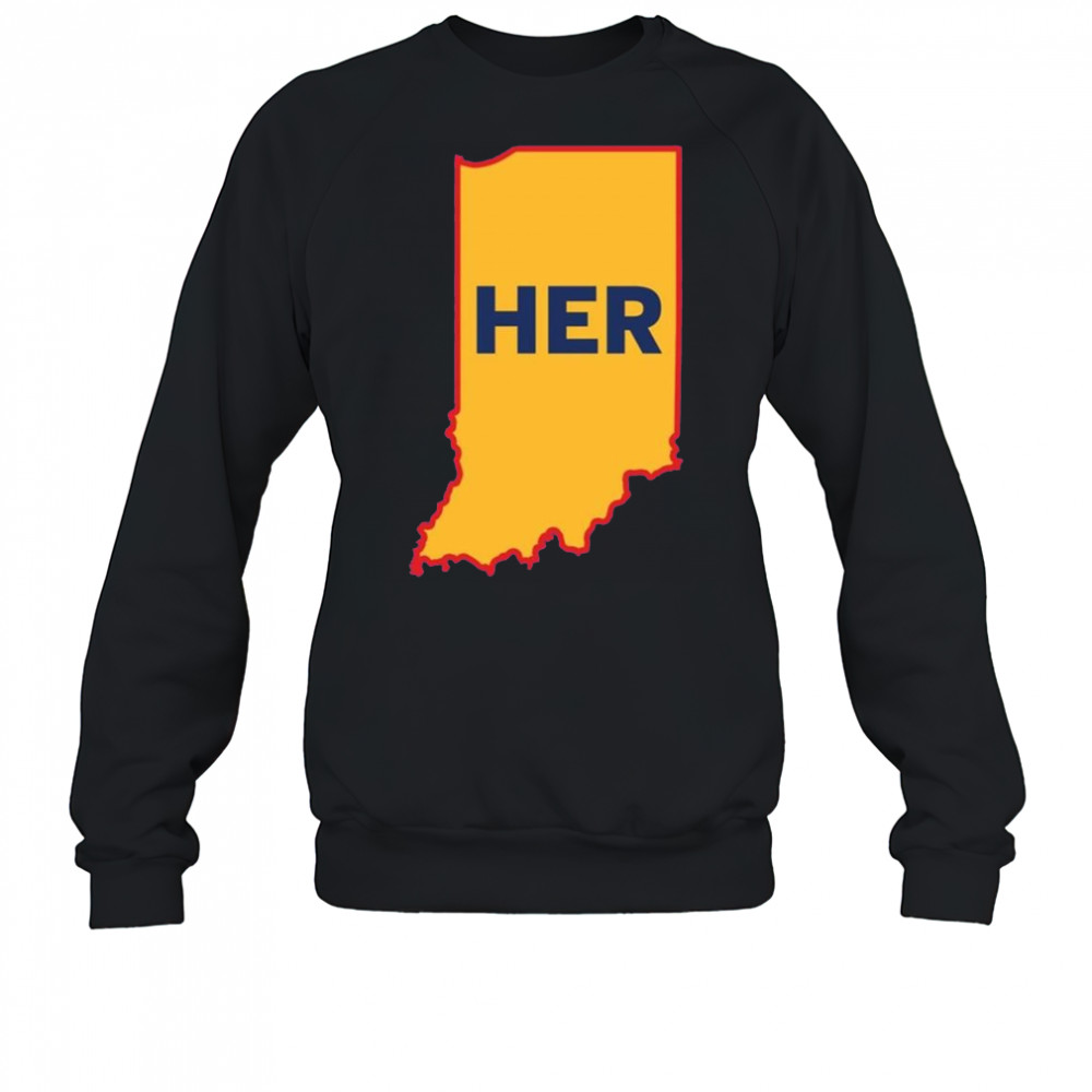 Joey Chestnut Her Indiana Map 2025 Shirt Sweatshirt