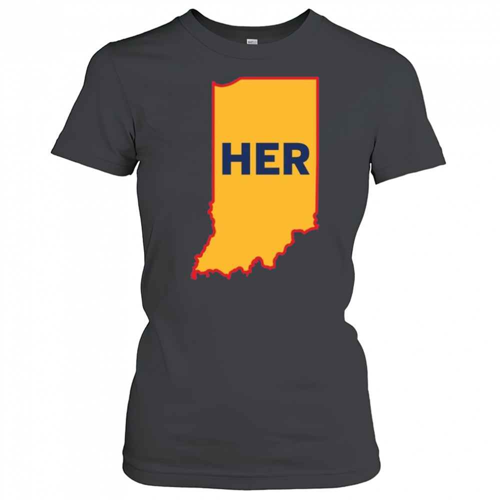 Joey Chestnut Her Indiana Map 2025 Shirt Women's T-shirt