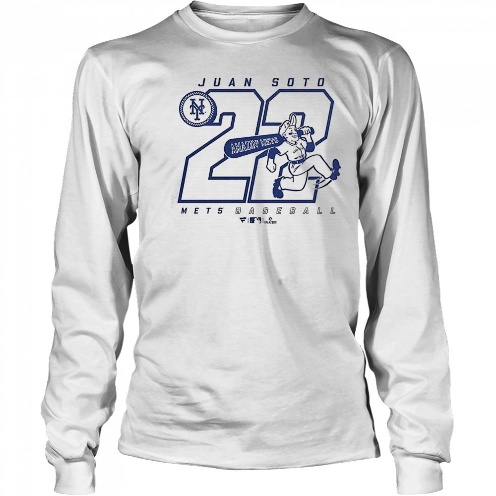 Juan Soto 22 New York Mets Amazin’ Mets T-Shirt Long Sleeved