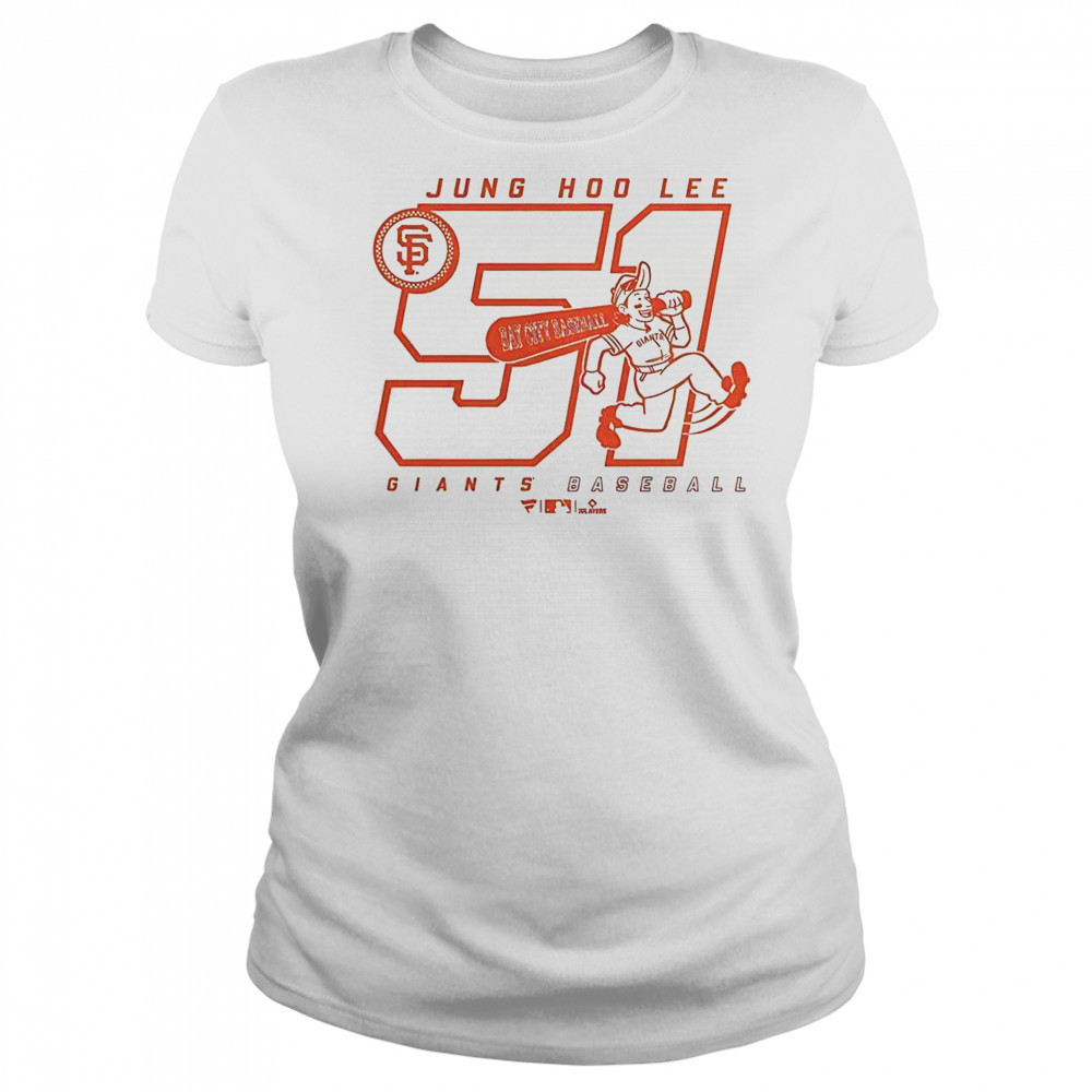 Jung Hoo Lee 51 San Francisco Giants Bay City Baseball T-Shirt Women's T-shirt