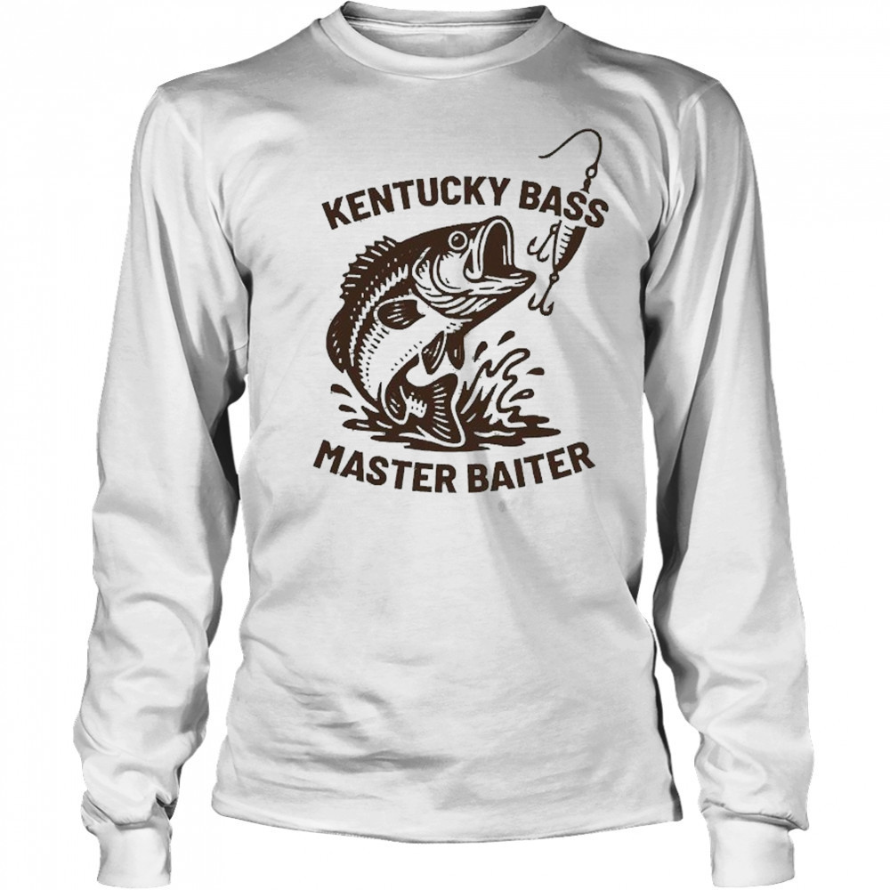 Kentucky Bass Master Baiter Fishing T-Shirt Long Sleeved