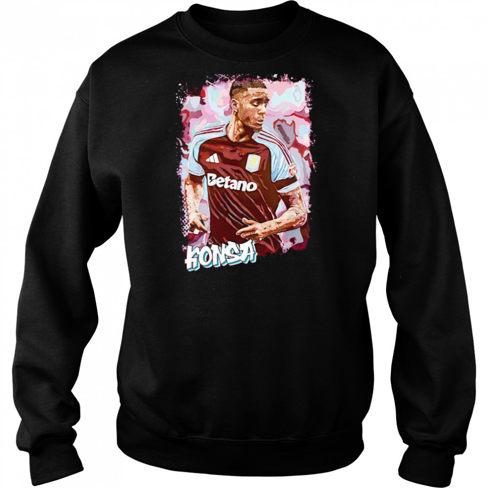 Konsa Aston Villa graphic shirt Hoodie
