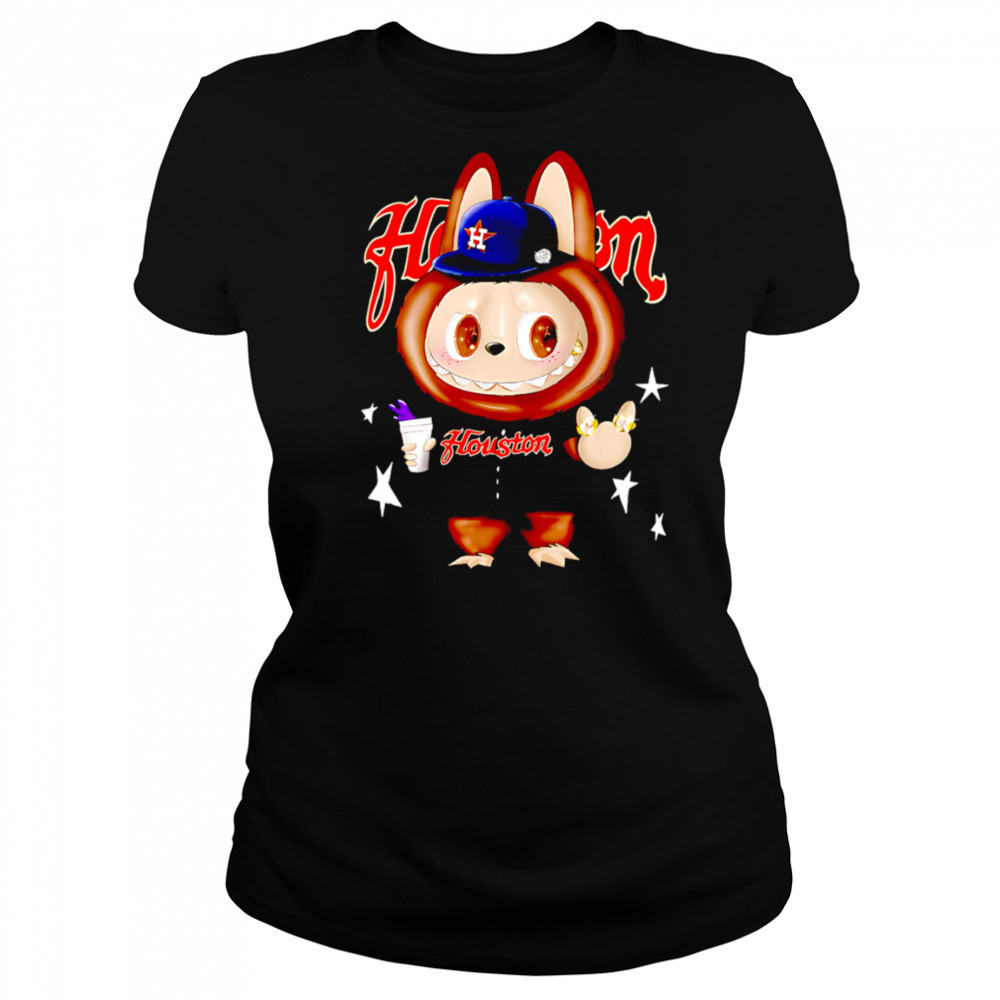 Labubu Houston Astros funny cute shirt Women's T-shirt