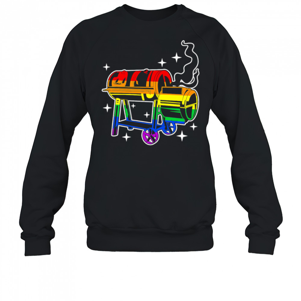 LGBTQ Pride Gay Smoker and Smoking BBQ shirt Sweatshirt