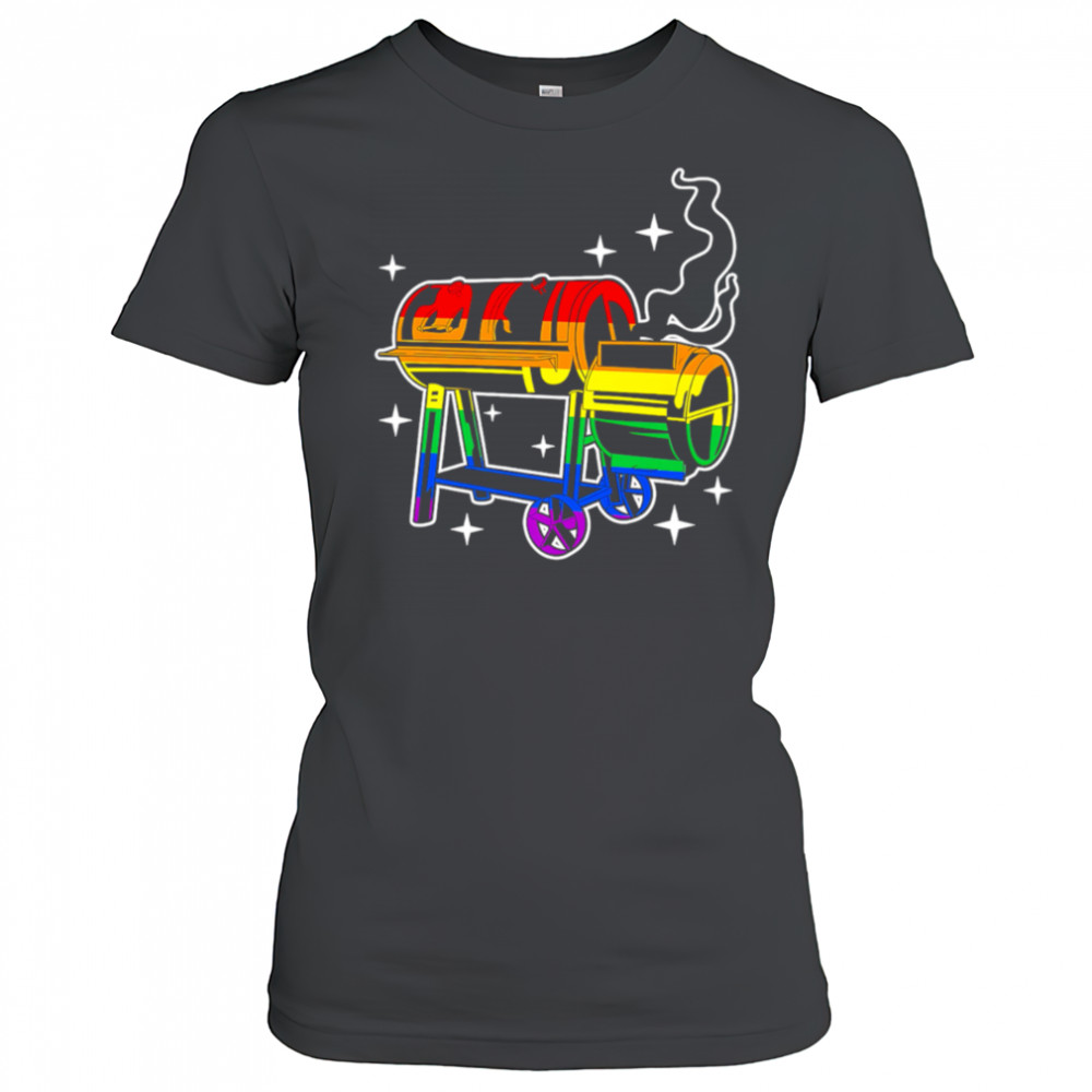 LGBTQ Pride Gay Smoker and Smoking BBQ shirt Women's T-shirt