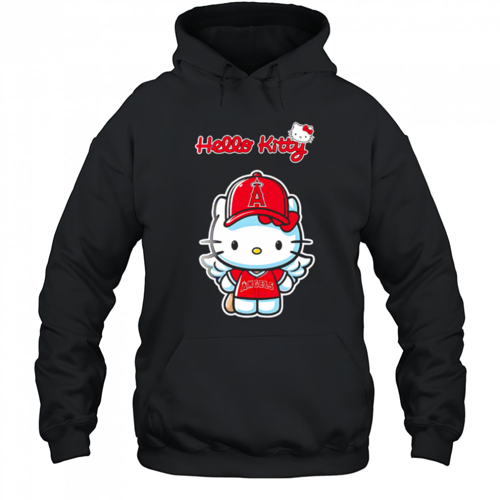Los Angeles Angels Kitty 2025 Red shirt Hoodie