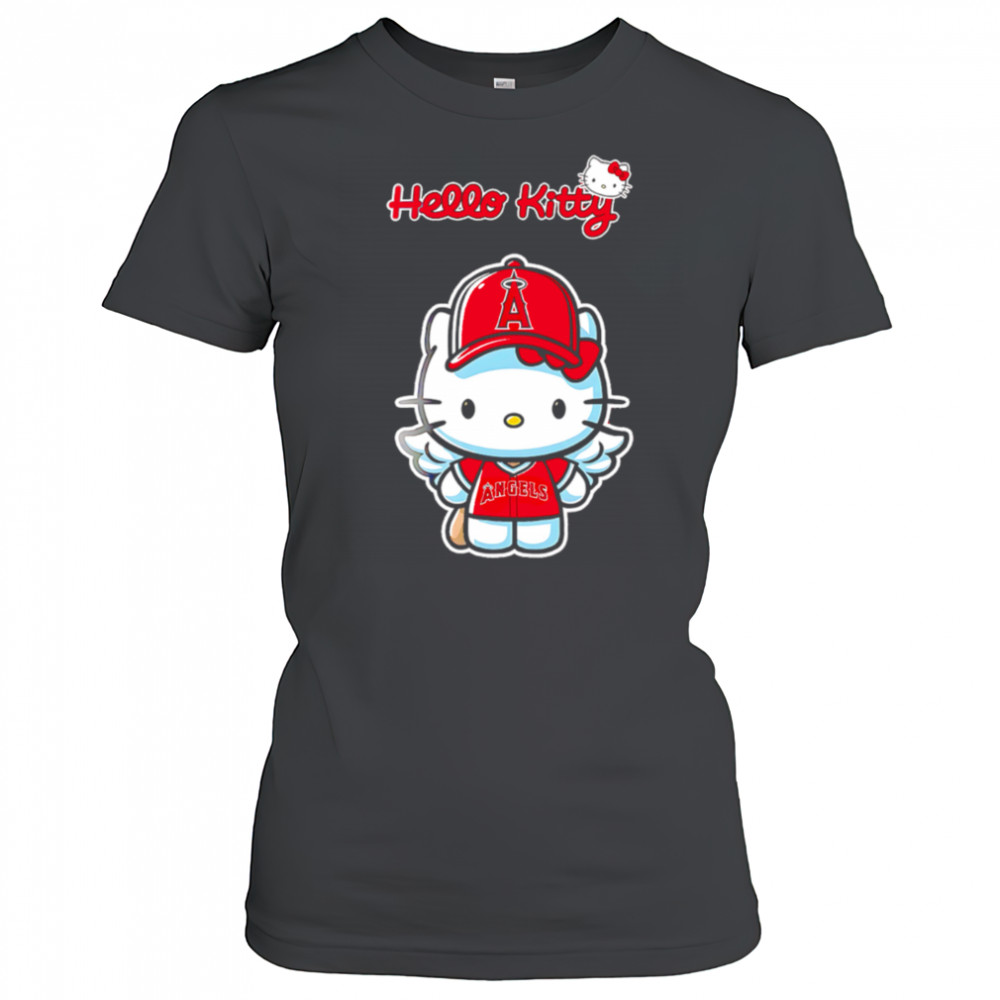 Los Angeles Angels Kitty 2025 Red shirt Women's T-shirt