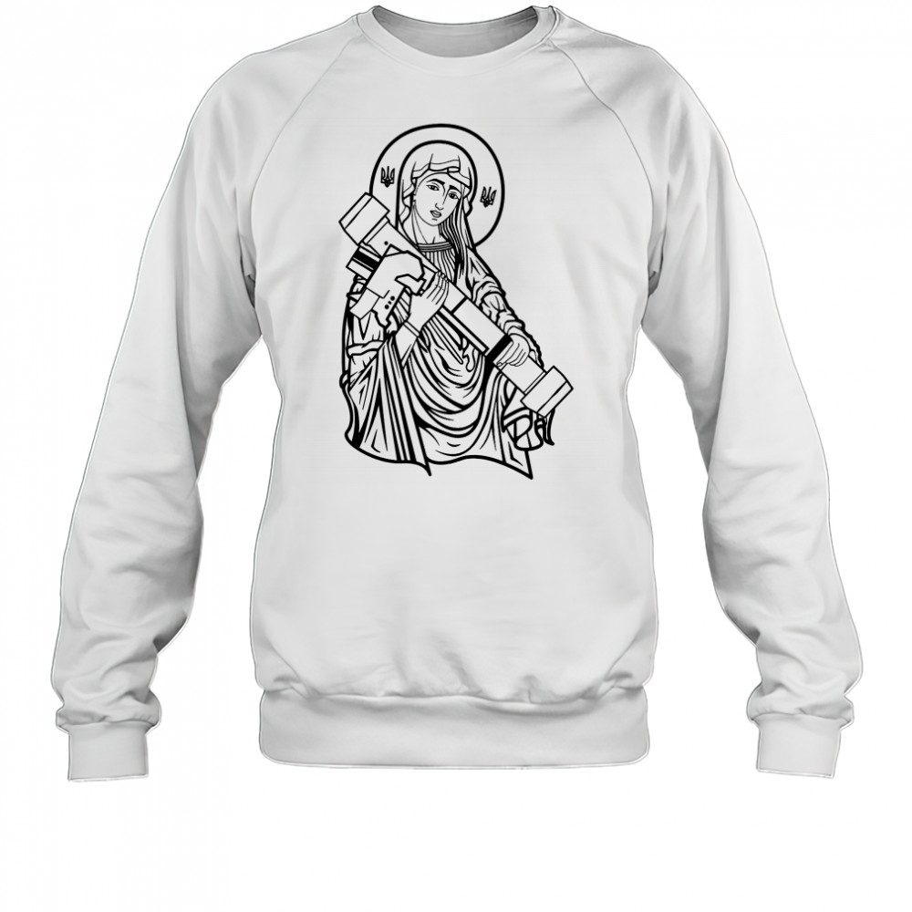 Made in ukraine saint javelin outline shirt Sweatshirt