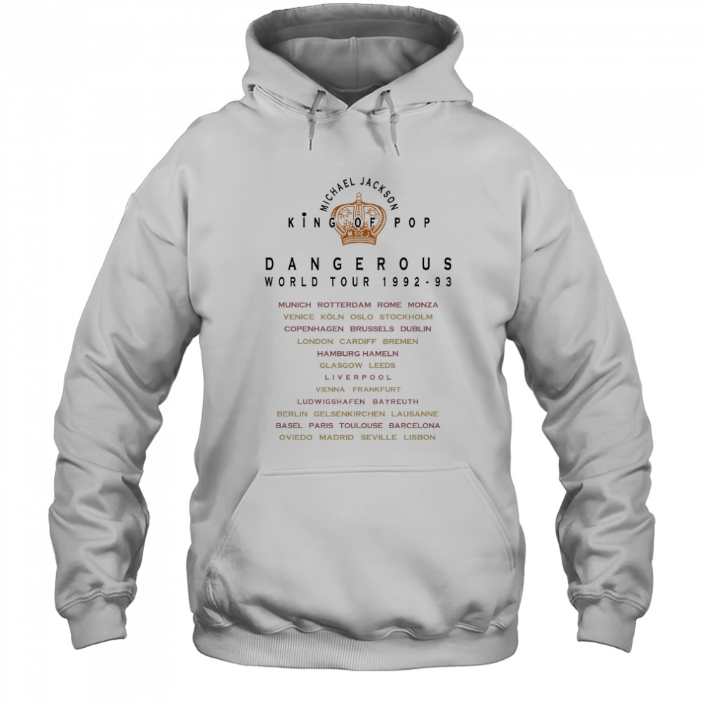 Michael Jackson Dangerous World Tour 1992-93 T-Shirt Hoodie