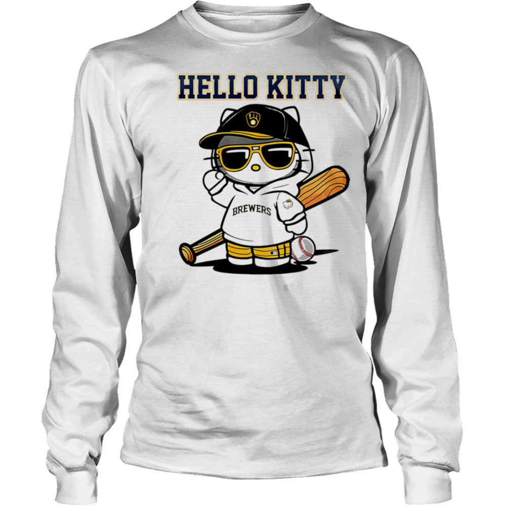 Milwaukee Brewers Sweety Kitty 2025 baseball shirt Long Sleeved