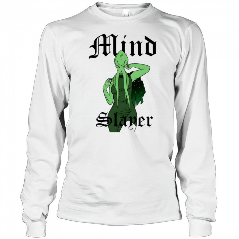 Mind Slayer girl zombie shirt Long Sleeved