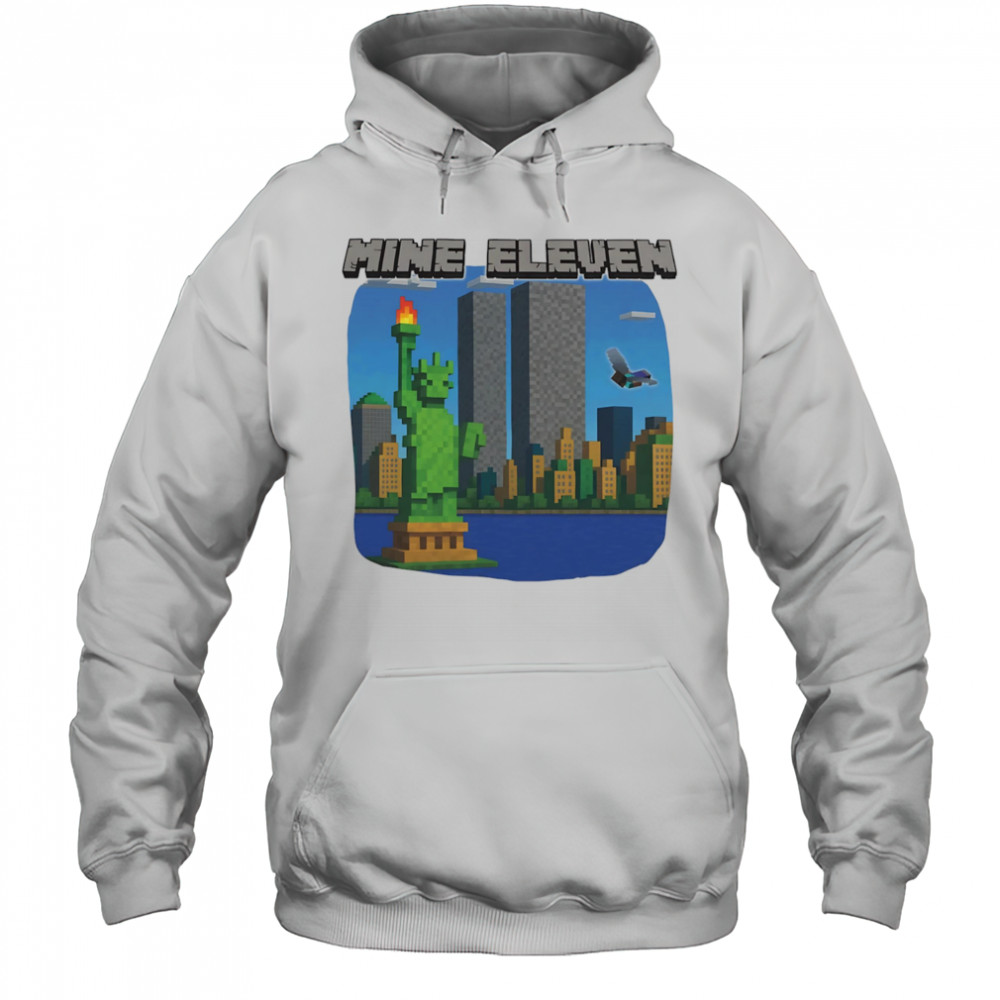 Mine Eleven Steve X Elytra shirt Hoodie