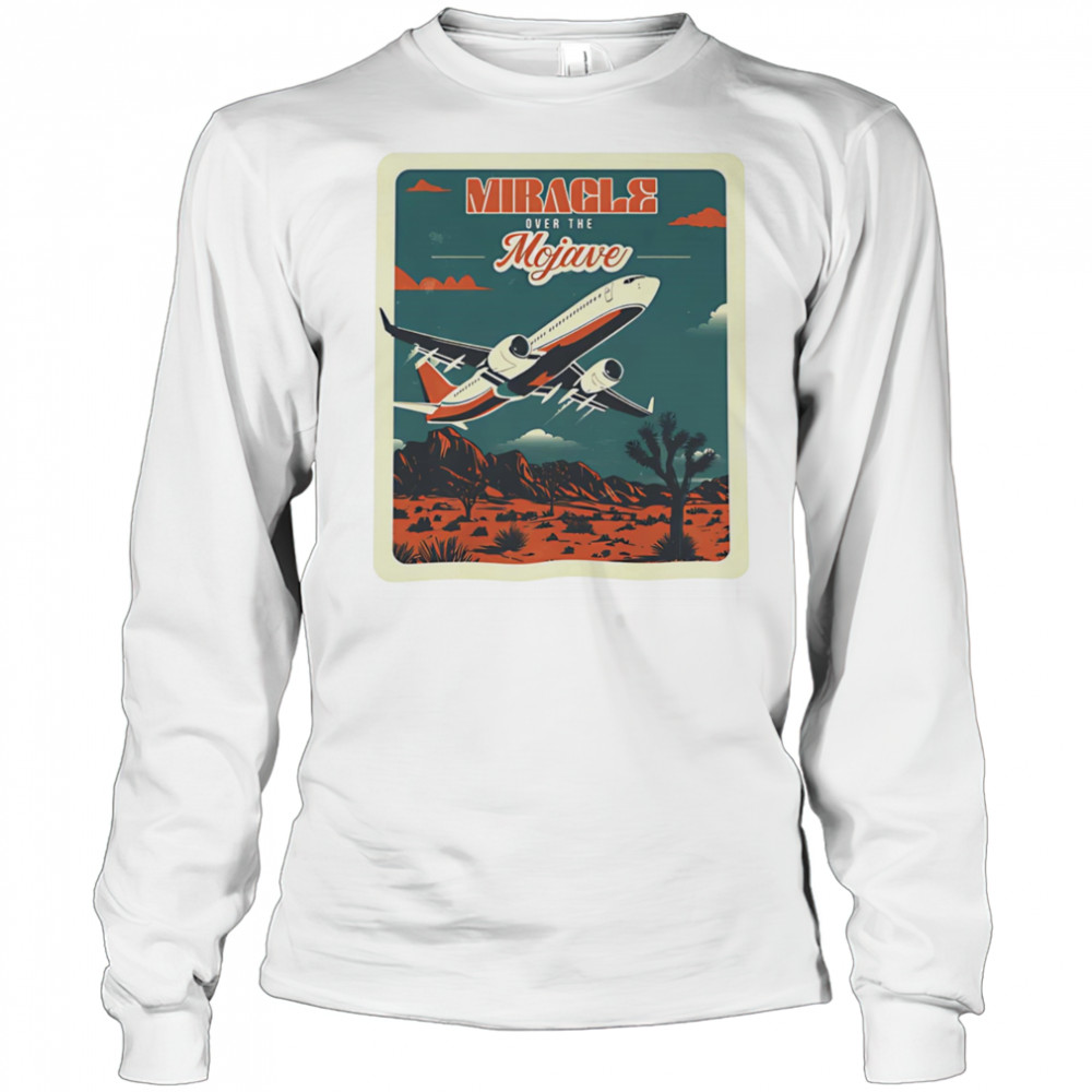 Miracle over the Mojave plane shirt Long Sleeved