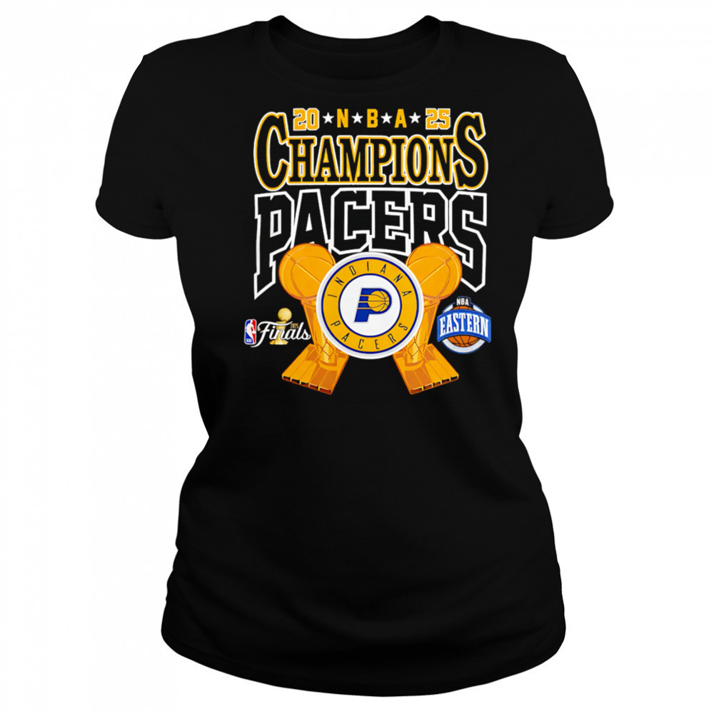 Mitchell and Ness Indiana Pacers Big Champions 2025 shirt Women's T-shirt
