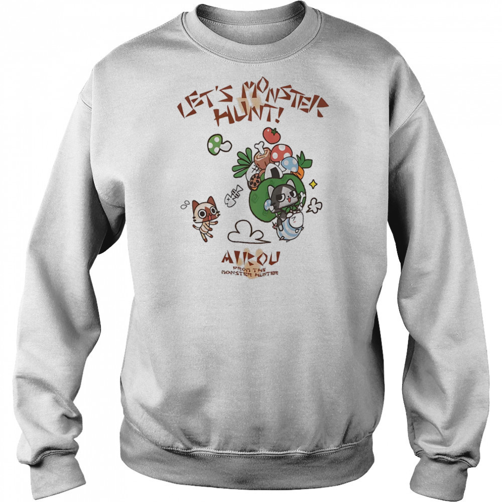 Monster Hunter Diary Airou Felyne shirt Hoodie